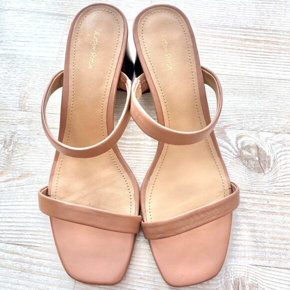 & Other Stories Tan Heeled Sandals - Picture 5 of 8